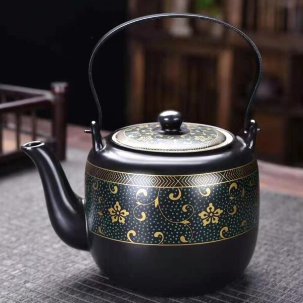 Large ceramic tea service set - 图片 4