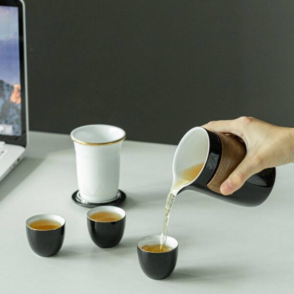 Outdoor ceramic travel tea set - 图片 2